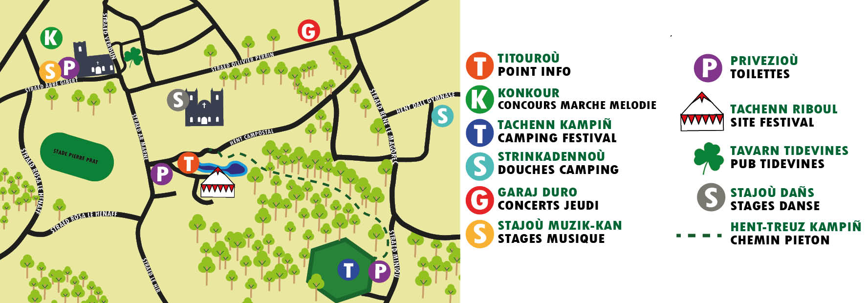 Plan du Festival Fisel